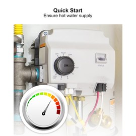 Water Heater Natural Gas Pilot Assembly Fit for Bradford White Honeywell Nat 17/26 Water Heater CS8840A1-104, Thermocouple Pilot Spark lgnitor Kit Replace 233-47845-05 415-47845-05