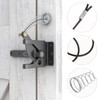OATIPHO Gate Latch Cable Pull, 2 Sets Gate Latches Outdoor
