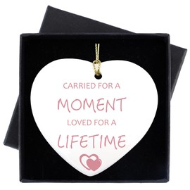 Ceramic Hanging Ornaments for Miscarriage and Infant Loss - Memorial Gifts for Mothers, Dads, and Moms Experiencing Pregnancy Loss