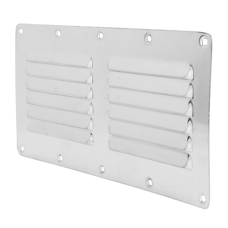Boat Louvered Vent Rustproof 304 Stainless Steel Marine Ventilation Grille
