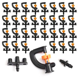 Sprinklerköpfe Düsen Garten Bewässerung Sprinkler Rotierenden Brechung Einstellbar Micro Drip System Beschlagen Tropfer Bewässerungssystem 30 Stück