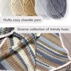 Chenille Yarn for Crochet - Soft Plush Velvet Yarn 3x50g