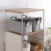 Pack of 2 Felt Basket Storage Basket with Two Handles,