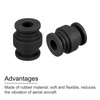 MECCANIXITY Anti-Vibration Shock Absorption Damping Rubber Balls M7x20mm for RC