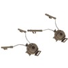 1 Pair Tactical Helmet Holder, Bracket Left Right Side Headset