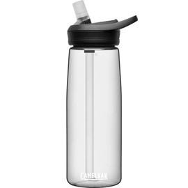 Camelbak Unisex Adult eddy+ Clear Bottle - Clear, 0.75 Litre