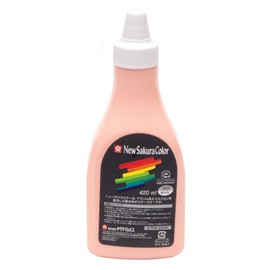 サクラクレパス 絵の具 アクリルポスターカラー 420ml うすだいだい ETPW420P#7