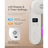 Melodysusie Plus20F Cordless UV Nail Light, Innovation UV Protection Nail