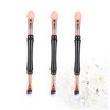 BIUDECO Makeup Brush Set 3pcs Travel Size Eyelash Brow Brushes
