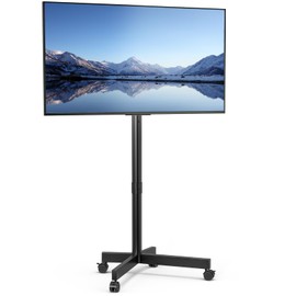 HOLMAXD Mobile TV Cart for 13-55 inch TVs Holds up to 77 lbs