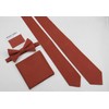 Mens Solid Linen Self Tie Bow Ties and Pocket Square