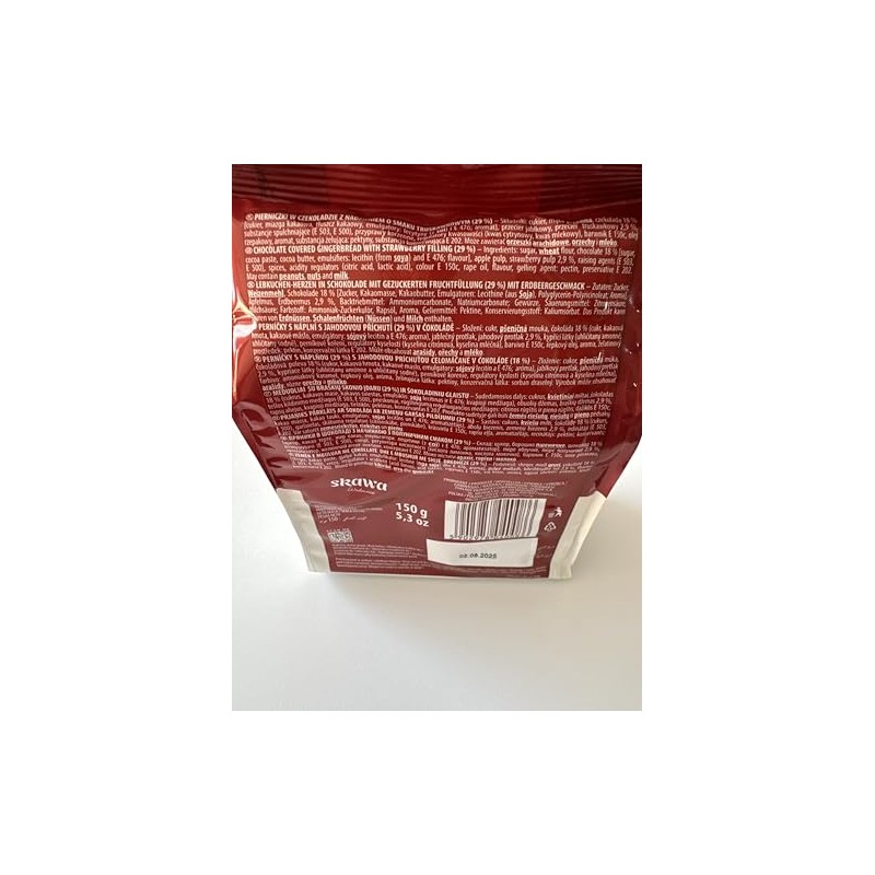 GINGERBREAD CHOCOLATE COVERED WITH STRAWBERRY FILLING PIERNICZKI Z NADZIENIEM TRUSKAWKOWYM