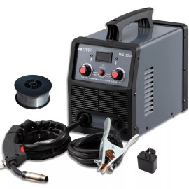 Amico Electric MIG-130A, 130 Amp MIG/Flux Core Welder, 115/230V Dual Voltage Inverter Welding