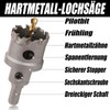 Vearter 94 mm Carbide Hole Saw, Hole Drill Bit with