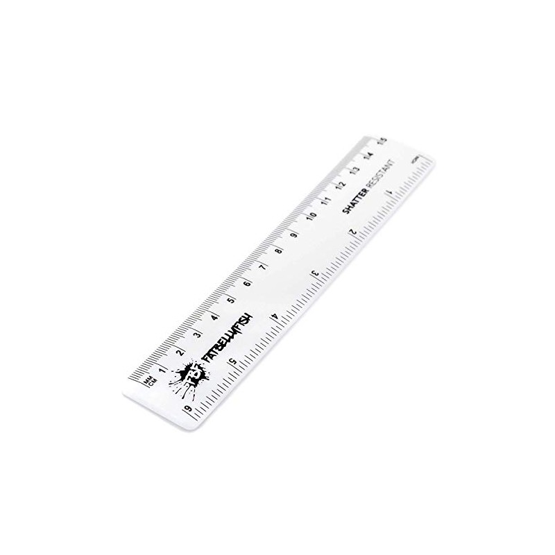 6 Inch / 15cm Rulers - Shatter Resistant - Pack