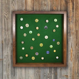 Golf Ball Marker Display with Acrylic Cover