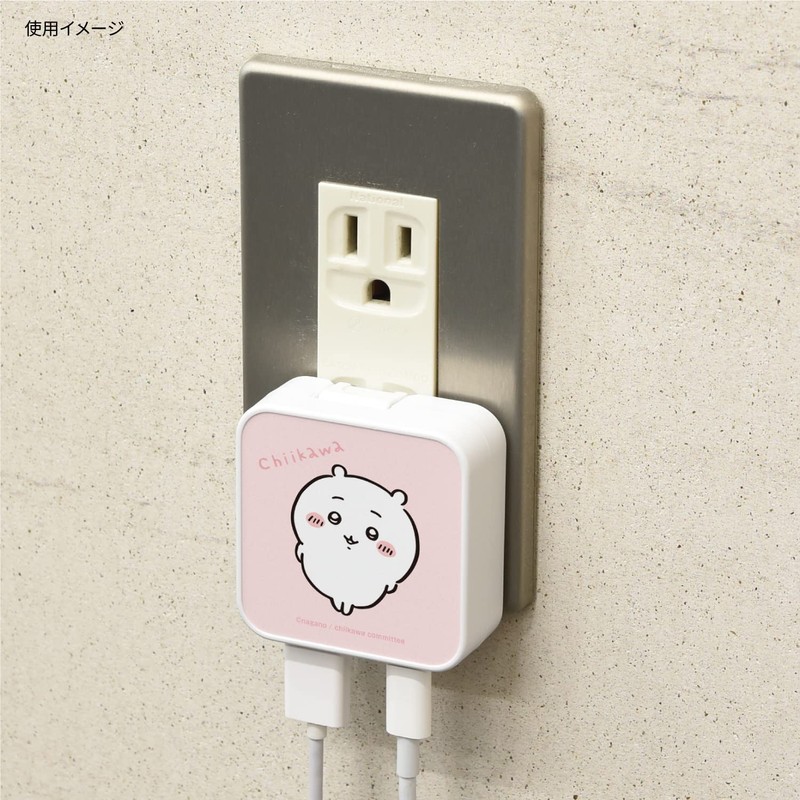 Gourmandise CK-03A USB to USB Type-C AC Adapter Chiikawa