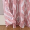 No. 918 Maddox Ikat Semi-Crushed Sheer Rod Pocket Curtain Panel,