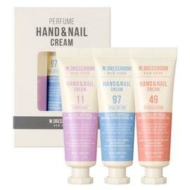 W Dress Room Perfume Hand & Nail Cream 3-piece gift set White Soap + April Cotton + Peach Blossom, 30ml, 1 piece / 더블유드레스룸 퍼퓸 핸드앤네일 크림 3종 기프트 세트 화이트솝 + 에이프릴코튼 + 피치블러썸, 30ml, 1개