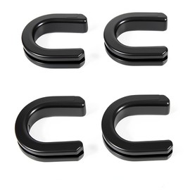 Harley Luggage Rack Side Plate mounting Bracket Grommet Fits for Harley Touring Sissy Bar Backrest 1987-2025 (Black#4)