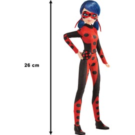 Bandai, Miraculous, Doll, Ladybug Time to De-Evilize, 26 cm Dressing Doll, P50006
