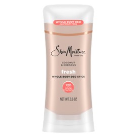 SheaMoisture Whole Body Deodorant Stick 72h Odor Control Fresh Aluminum Free 2.6 oz