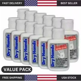 Dry Hands 2 Oz (12 Pack Case) Sport Grip Powder For Pole Dancing Baseball Golf.