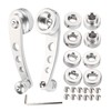 Akozon Window Crank Handle, 2pcs Auto Window Handle Riser, Alloy