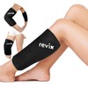 REVIX Shin Compression Sleeve for Calf Ice Wrap for Legs,