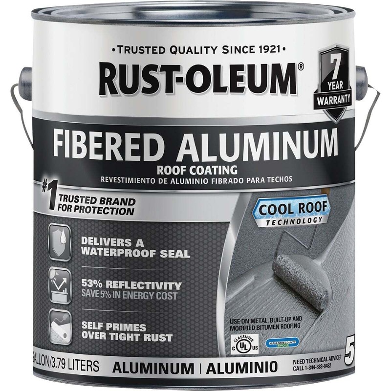 Rust-OLEUM Coating ROOF FIBERED ALUMN1GAL 301907