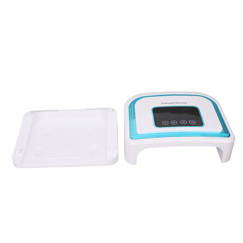 120W UV Gel Nail Lamp Fast Curing 4 Timers LCD