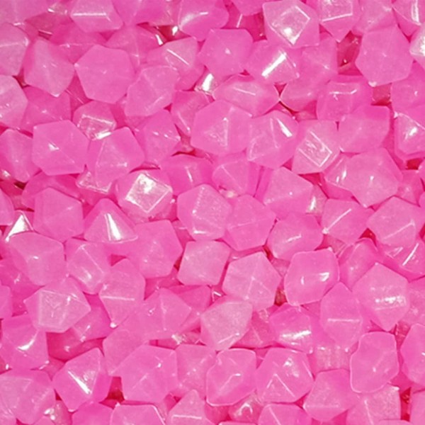 MOCNT 300Pcs Purple Glow in the Dark Pebbles Rock Luminous