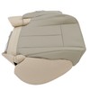 NLQR Front Driver Side Bottom Replacment Seat Cover Leather Tan