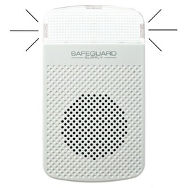 Safeguard Supply ERA-RXPG 90dB Flashing Strobe Plug In Doorbell Chime Receiver for Safeguard Supply ERA Series Long Range Wireless Doorbell Transmitters & Kits Only