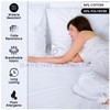 Aqua Fitted Sheet King Size - Wrinkle Free Plain Dyed