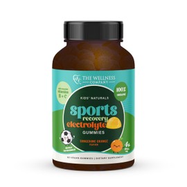 The Wellness Company Kids Sports Recovery Gummy Supplement | 60 Gummies - 1 Month Supply | Natural Eloctrlyte Booster with Essential Vitamins and Minerals to Replenish and Hydrate