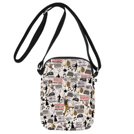 JNIAP Newsies Musical Crossbody Bag Newsies Musical Gifts Jack And Katherine Gift Newsies Musical Shoulder Bag (Who Needs cb)