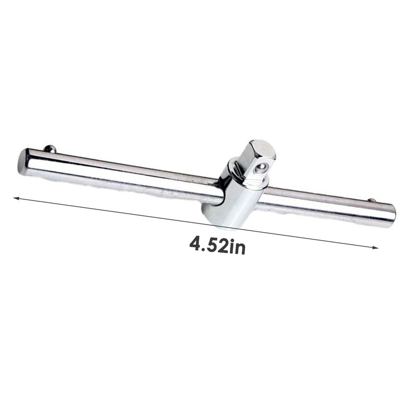 T Handle Sliding Bar, 1/4" 3/8" 1/2" Drive Sliding Wrench