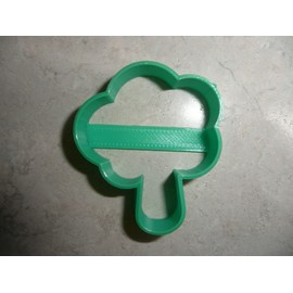 6X BROCCOLI STALK OUTLINE CAULIFLOWER FONDANT CUTTER CUPCAKE TOPPER SIZE 1.75 INCH USA MADE FD4352