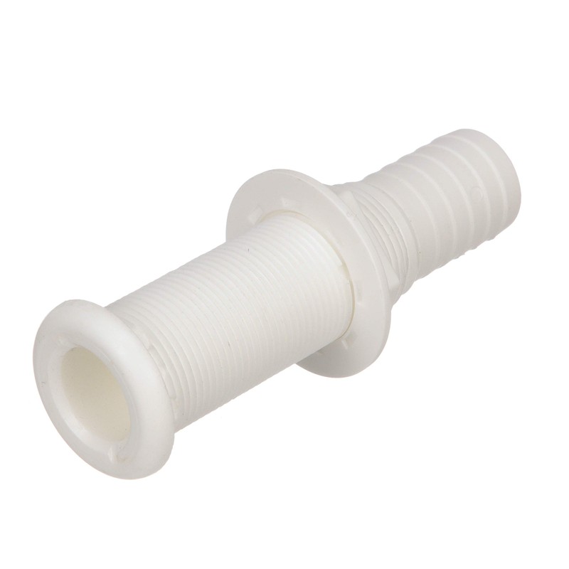 Seachoice Extra Long Thru-Hull Fitting w/Broad Flange for 1-1/8 in.