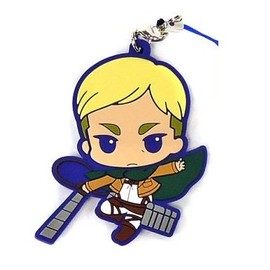Attack on Titan Rubber Mascot Strap - Erwin Smith