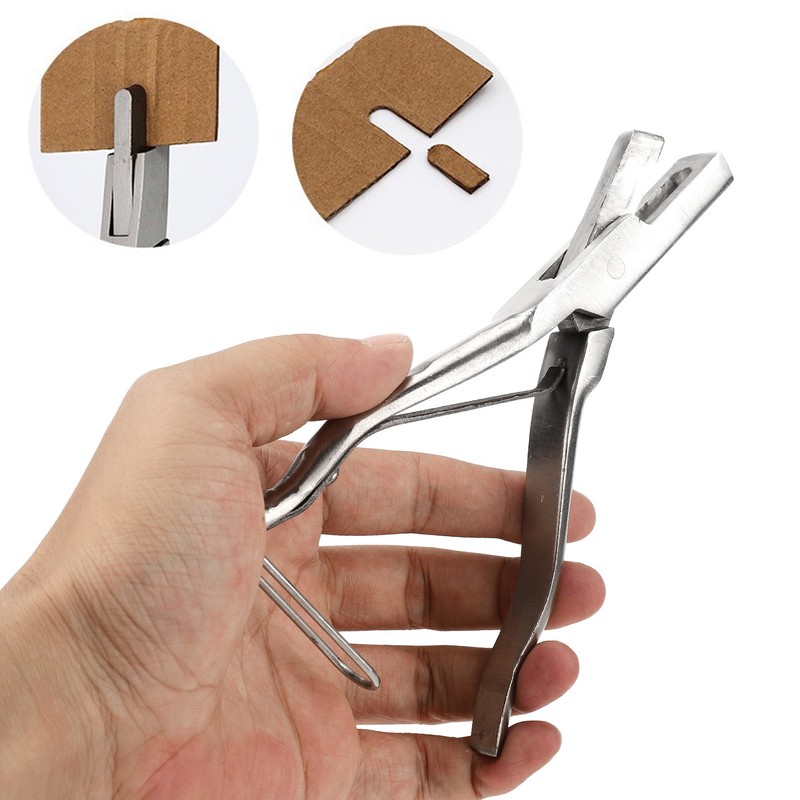 Pig Ear Tag Plier Stainless Steel Animal Ear Notcher with