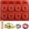 YIMINGMOLD Donut Silicone Chocolate Molds Doughnut Pan Baking Mold Set