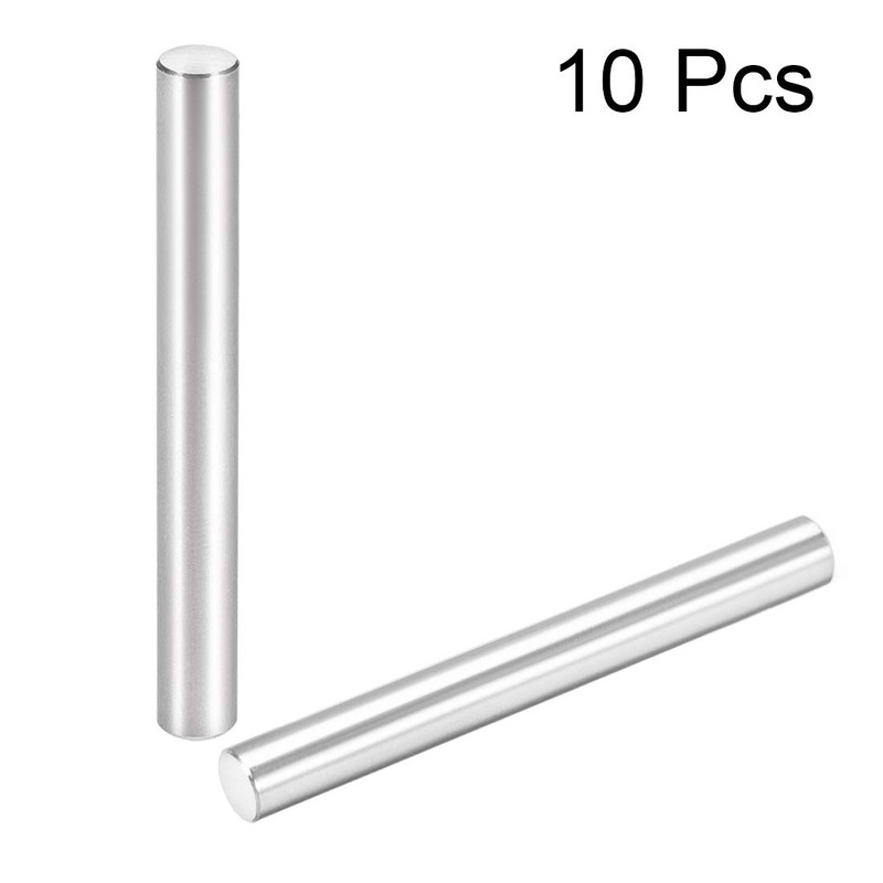 sourcing map pack of 10 Ground dowel pin 304 stainless