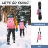 Ski Boot Bag, 50L Ski Boot Travel Backpack for Skis,