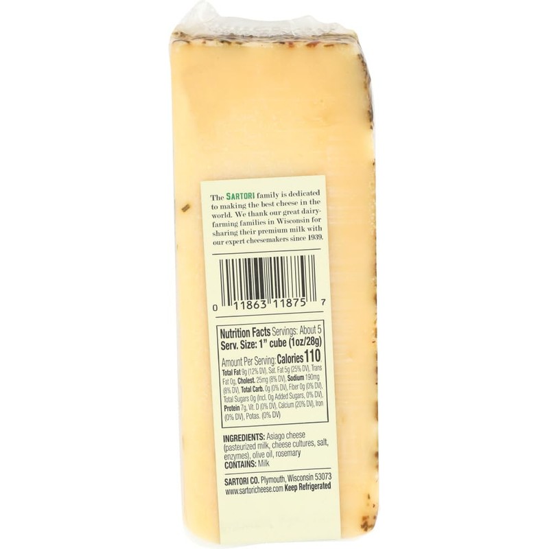 Rosemary and Olive Oil Asiago (4 pack)