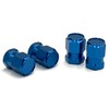 COTRAX Aluminum Air Valve Cap Set of 4 Tire Wheel