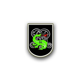 Sticker Tank Battalion 84 PzBtl Crest Badge Emblem 7 x 7 cm A804