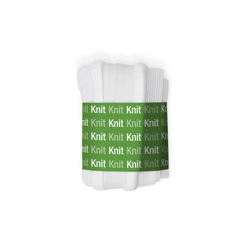 Dritz 9328W Drawcord Knit Elastic, White, 1-1/4-Inch by 1-1/4-Yard