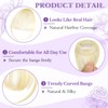 Leterly Clip in Bangs,Bangs Hair Clip for Women Wispy Bangs